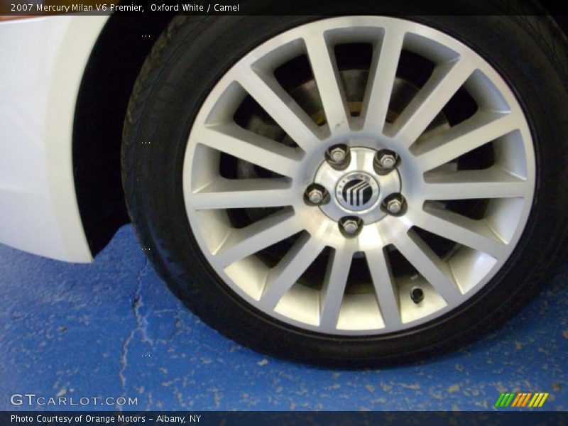 Oxford White / Camel 2007 Mercury Milan V6 Premier
