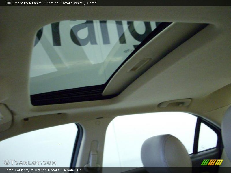 Oxford White / Camel 2007 Mercury Milan V6 Premier
