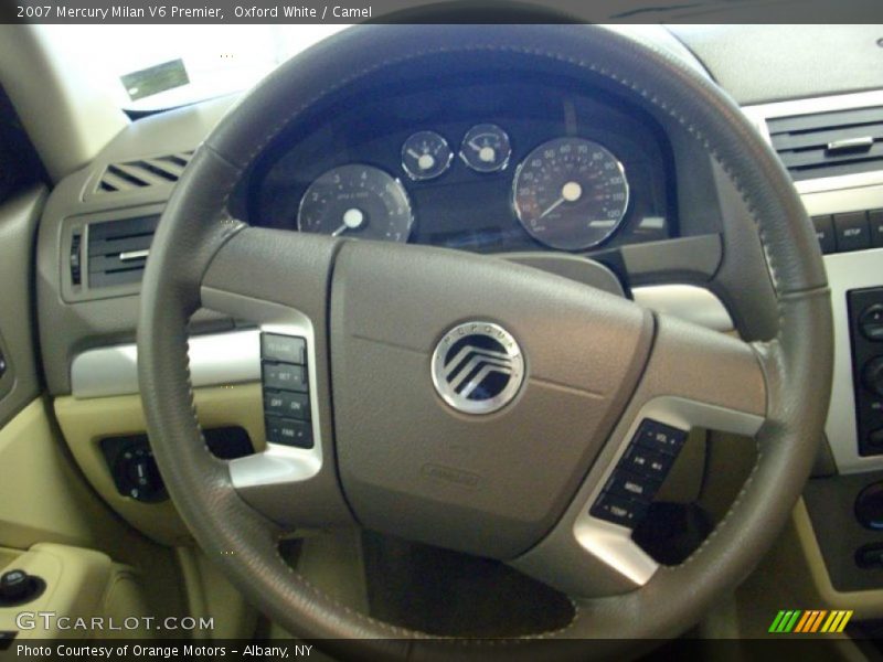 Oxford White / Camel 2007 Mercury Milan V6 Premier