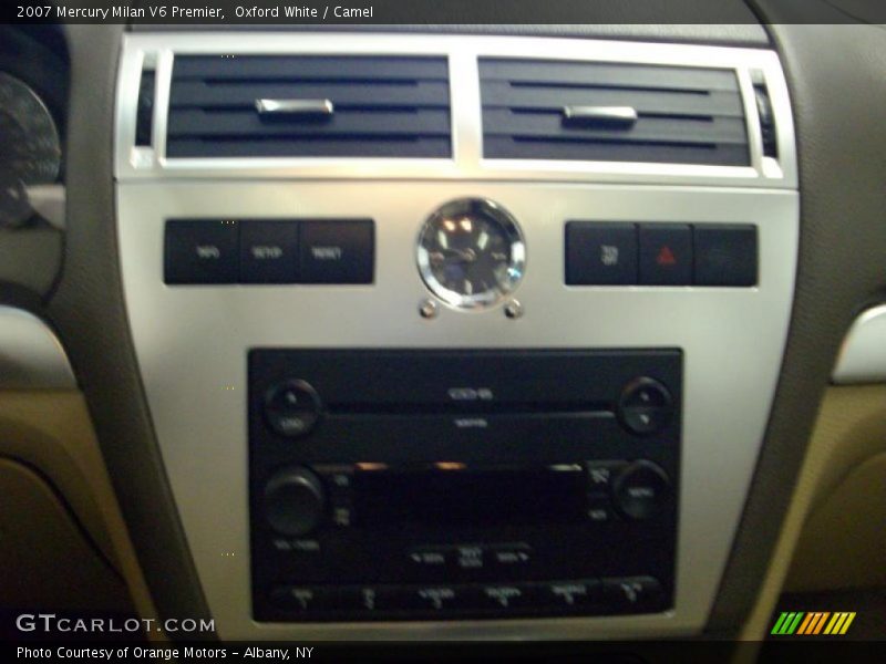 Oxford White / Camel 2007 Mercury Milan V6 Premier