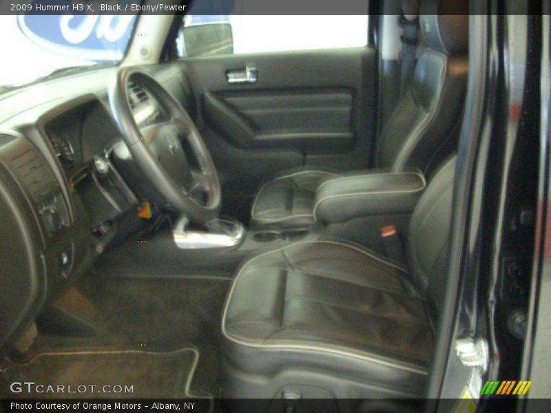 Black / Ebony/Pewter 2009 Hummer H3 X
