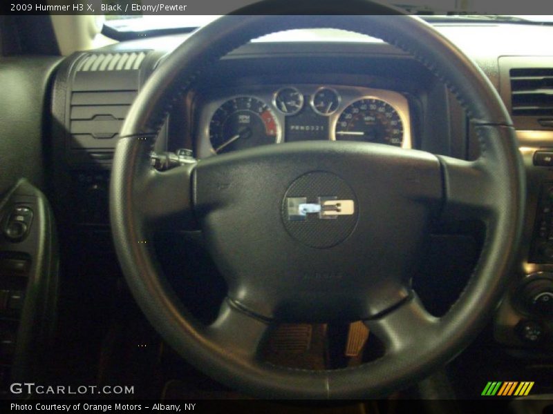Black / Ebony/Pewter 2009 Hummer H3 X