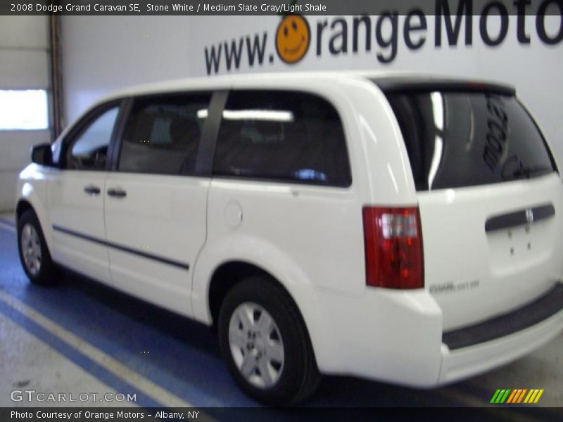 Stone White / Medium Slate Gray/Light Shale 2008 Dodge Grand Caravan SE