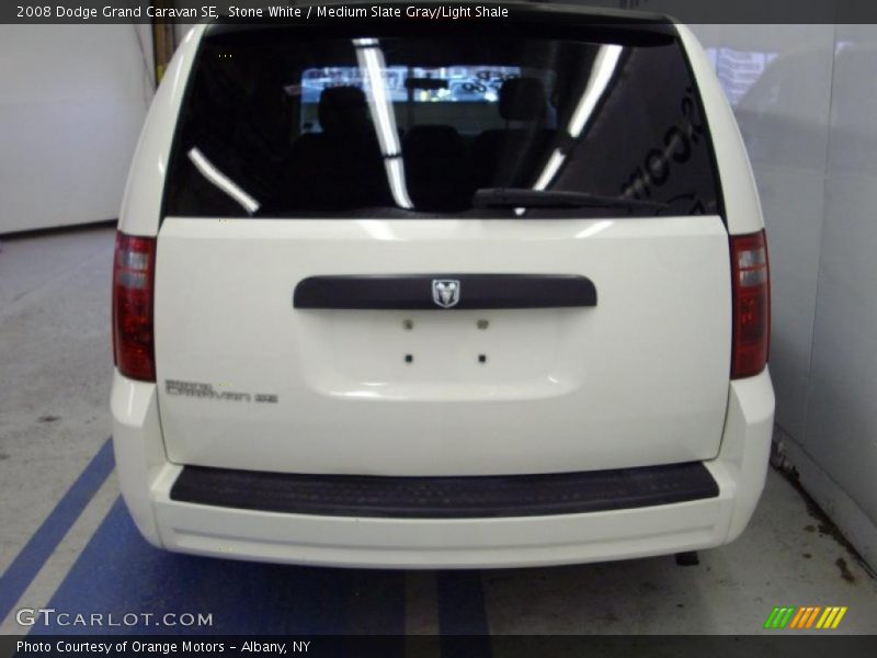 Stone White / Medium Slate Gray/Light Shale 2008 Dodge Grand Caravan SE