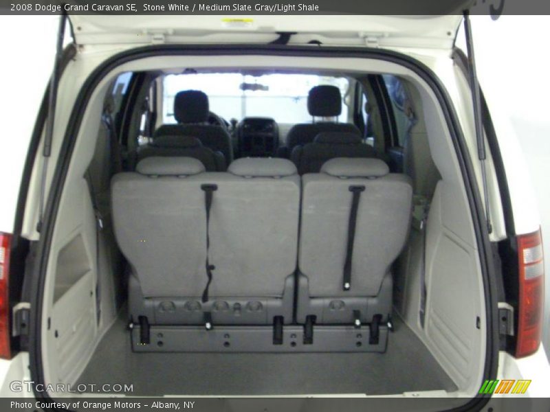 Stone White / Medium Slate Gray/Light Shale 2008 Dodge Grand Caravan SE