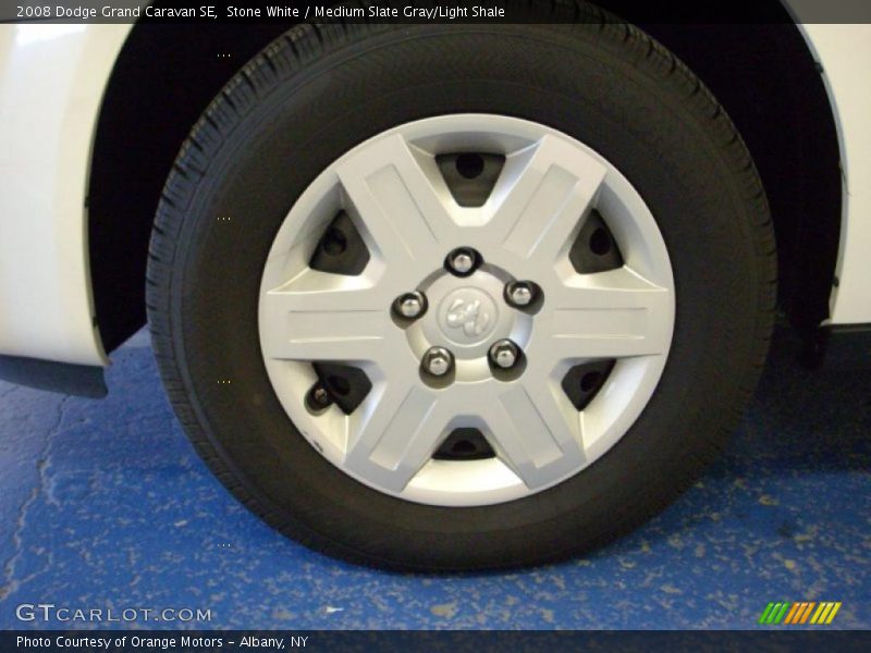 Stone White / Medium Slate Gray/Light Shale 2008 Dodge Grand Caravan SE