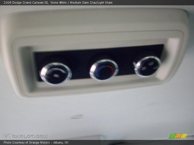 Stone White / Medium Slate Gray/Light Shale 2008 Dodge Grand Caravan SE