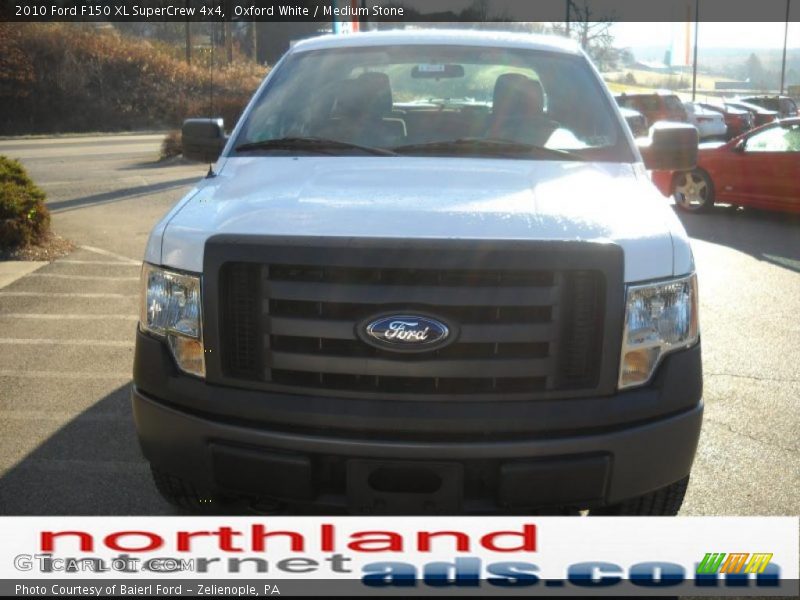 Oxford White / Medium Stone 2010 Ford F150 XL SuperCrew 4x4