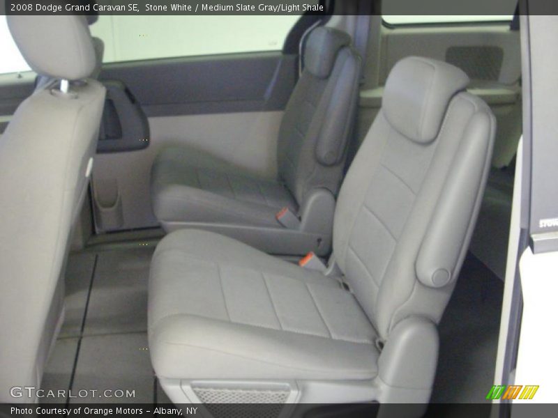 Stone White / Medium Slate Gray/Light Shale 2008 Dodge Grand Caravan SE
