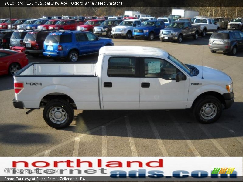 Oxford White / Medium Stone 2010 Ford F150 XL SuperCrew 4x4
