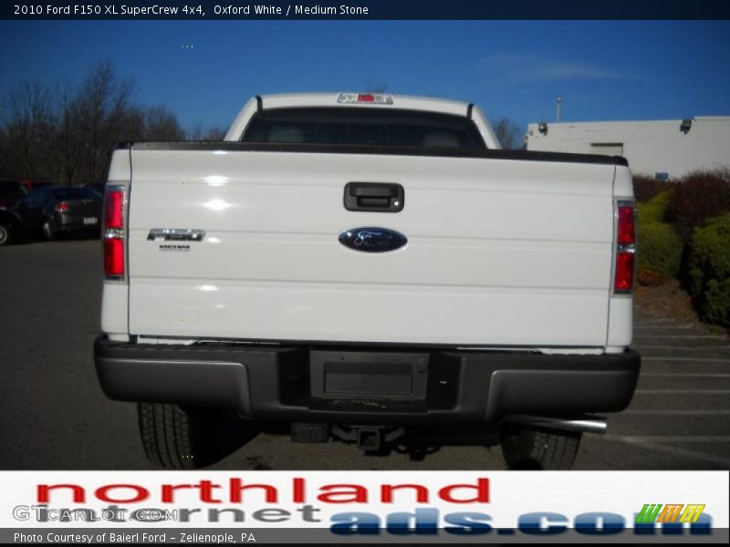 Oxford White / Medium Stone 2010 Ford F150 XL SuperCrew 4x4