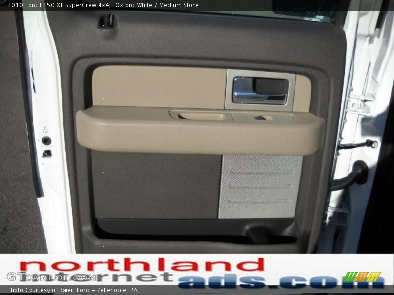 Oxford White / Medium Stone 2010 Ford F150 XL SuperCrew 4x4
