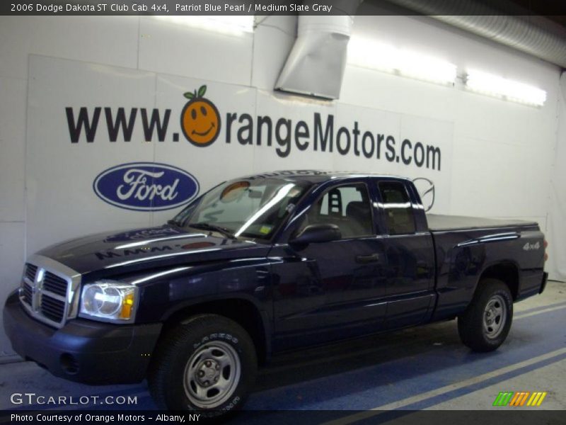 Patriot Blue Pearl / Medium Slate Gray 2006 Dodge Dakota ST Club Cab 4x4