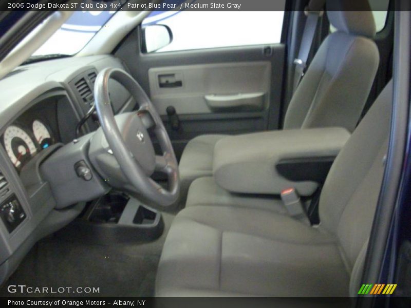 Patriot Blue Pearl / Medium Slate Gray 2006 Dodge Dakota ST Club Cab 4x4