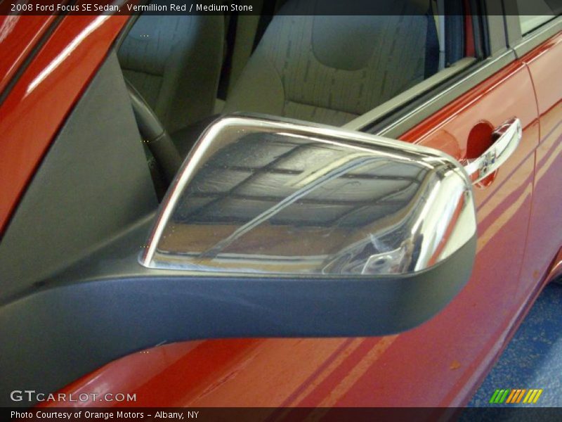 Vermillion Red / Medium Stone 2008 Ford Focus SE Sedan