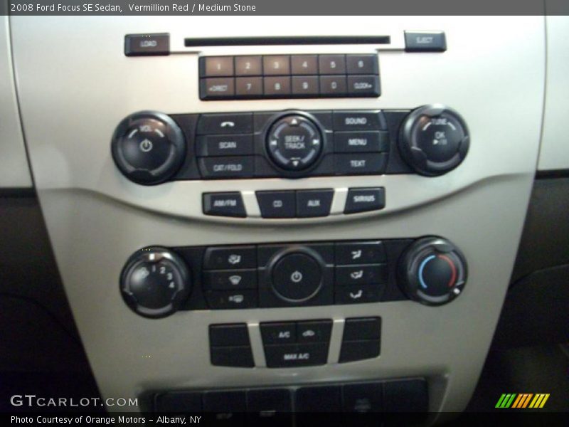 Vermillion Red / Medium Stone 2008 Ford Focus SE Sedan