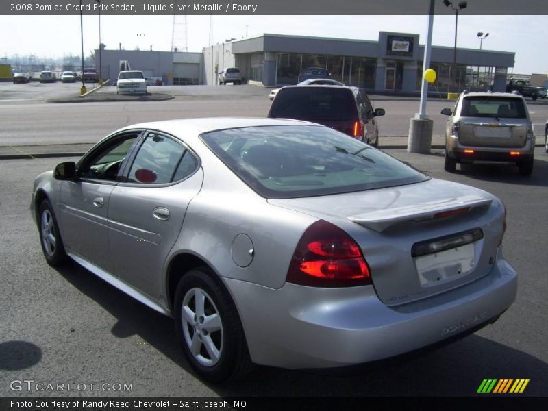 Liquid Silver Metallic / Ebony 2008 Pontiac Grand Prix Sedan