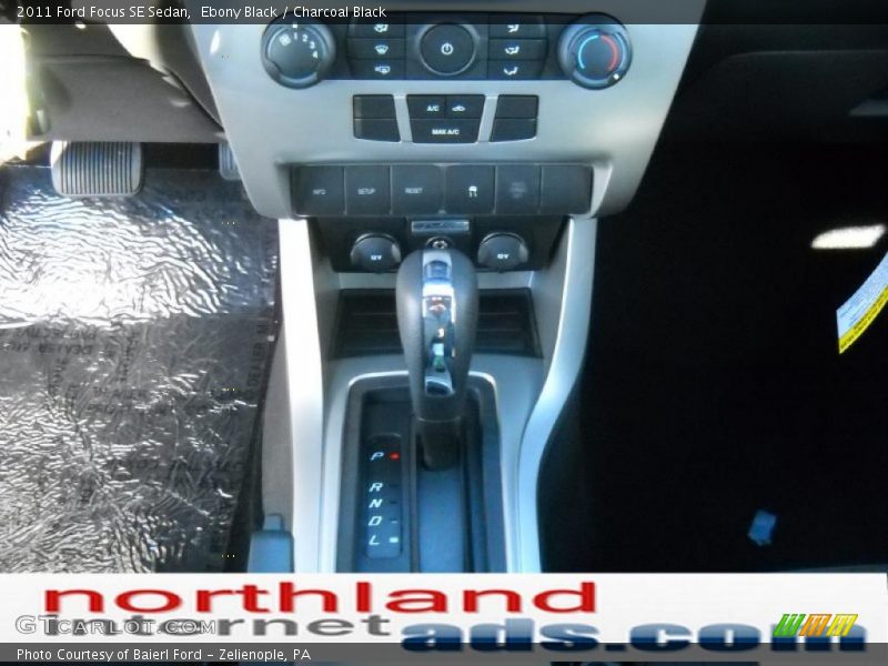 Ebony Black / Charcoal Black 2011 Ford Focus SE Sedan
