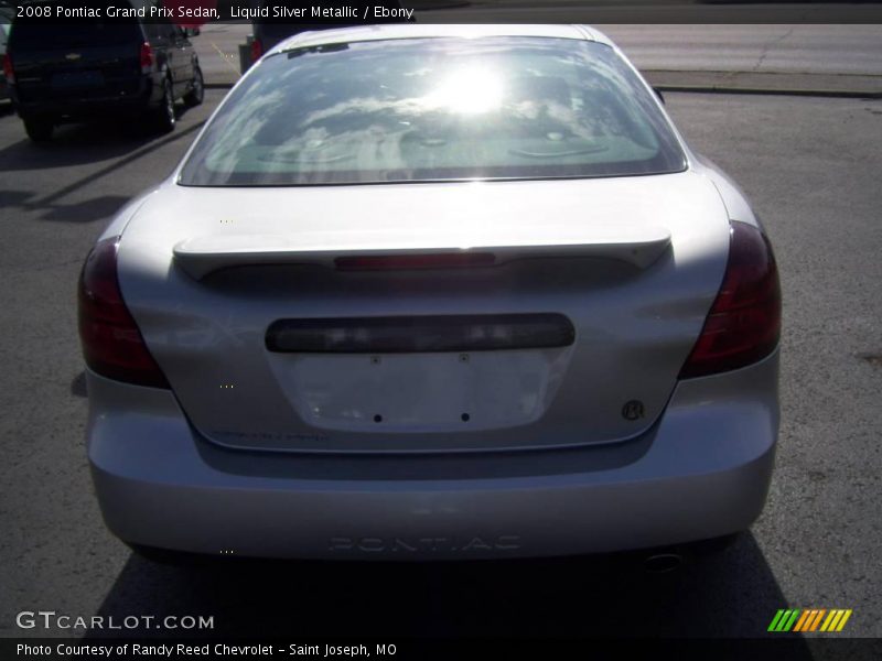 Liquid Silver Metallic / Ebony 2008 Pontiac Grand Prix Sedan