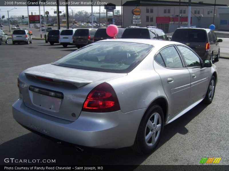 Liquid Silver Metallic / Ebony 2008 Pontiac Grand Prix Sedan