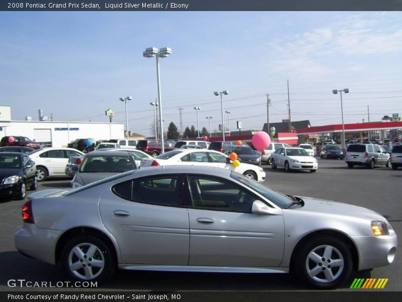 Liquid Silver Metallic / Ebony 2008 Pontiac Grand Prix Sedan
