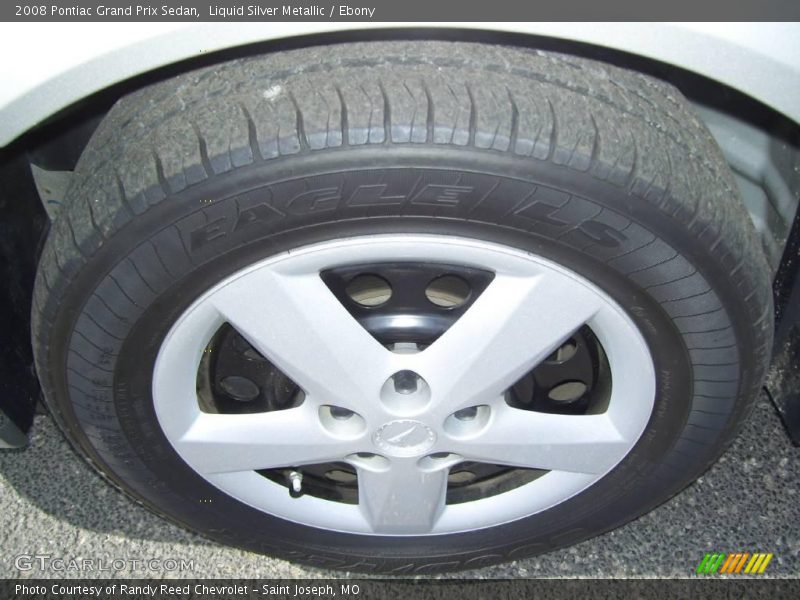 Liquid Silver Metallic / Ebony 2008 Pontiac Grand Prix Sedan