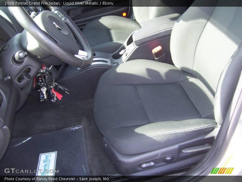 Liquid Silver Metallic / Ebony 2008 Pontiac Grand Prix Sedan