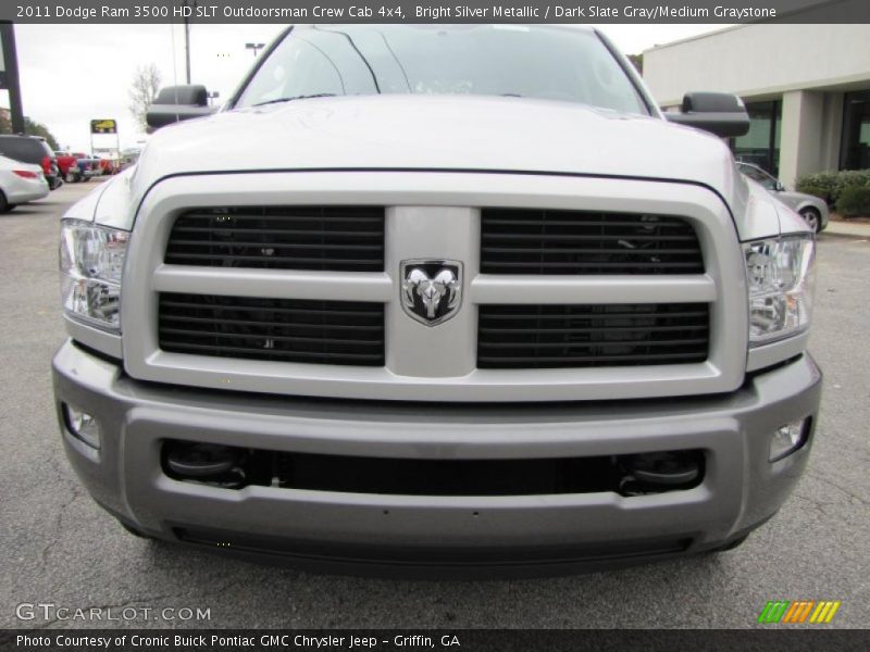 Bright Silver Metallic / Dark Slate Gray/Medium Graystone 2011 Dodge Ram 3500 HD SLT Outdoorsman Crew Cab 4x4