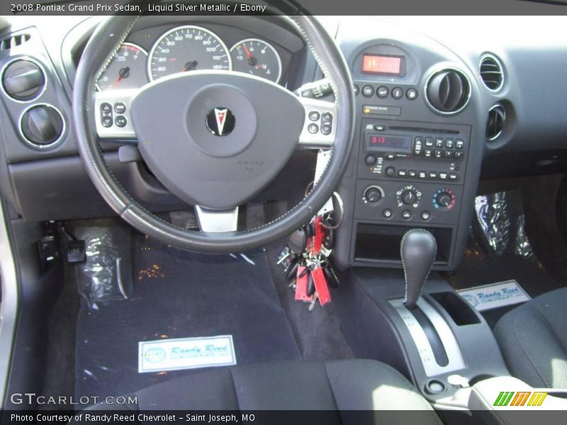 Liquid Silver Metallic / Ebony 2008 Pontiac Grand Prix Sedan