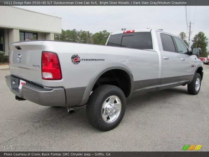  2011 Ram 3500 HD SLT Outdoorsman Crew Cab 4x4 Bright Silver Metallic
