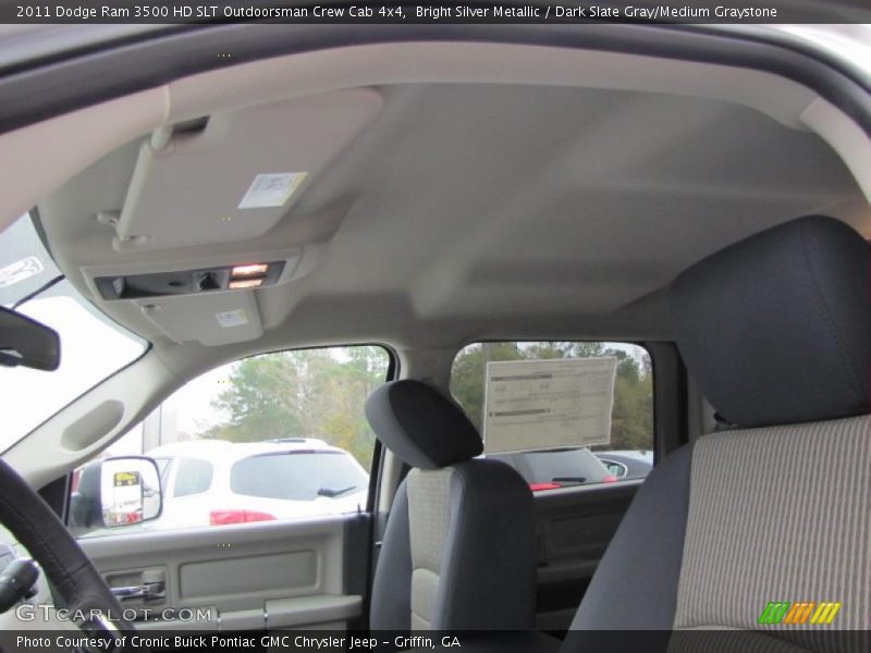 Bright Silver Metallic / Dark Slate Gray/Medium Graystone 2011 Dodge Ram 3500 HD SLT Outdoorsman Crew Cab 4x4