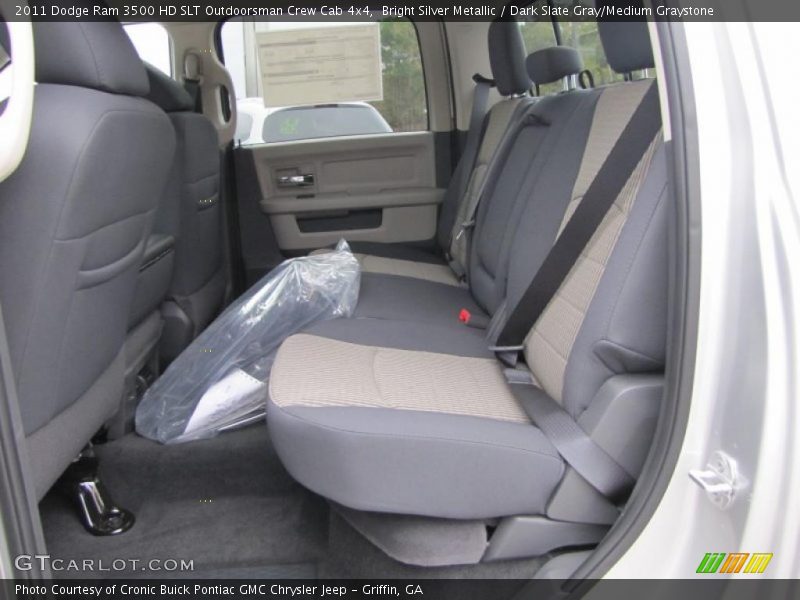  2011 Ram 3500 HD SLT Outdoorsman Crew Cab 4x4 Dark Slate Gray/Medium Graystone Interior