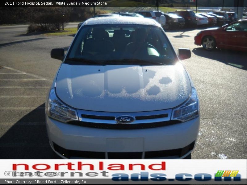 White Suede / Medium Stone 2011 Ford Focus SE Sedan