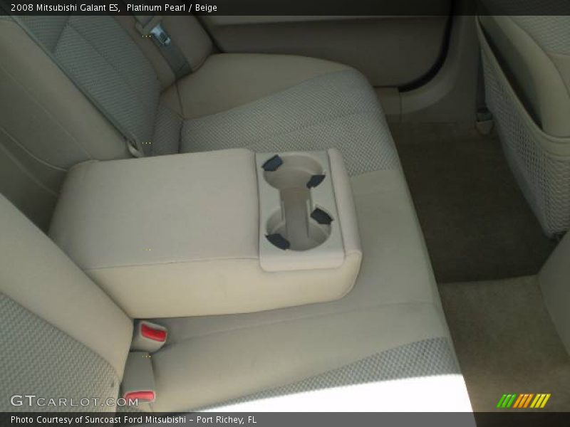 Platinum Pearl / Beige 2008 Mitsubishi Galant ES