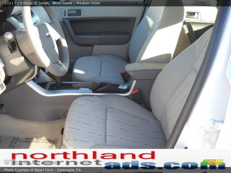 White Suede / Medium Stone 2011 Ford Focus SE Sedan