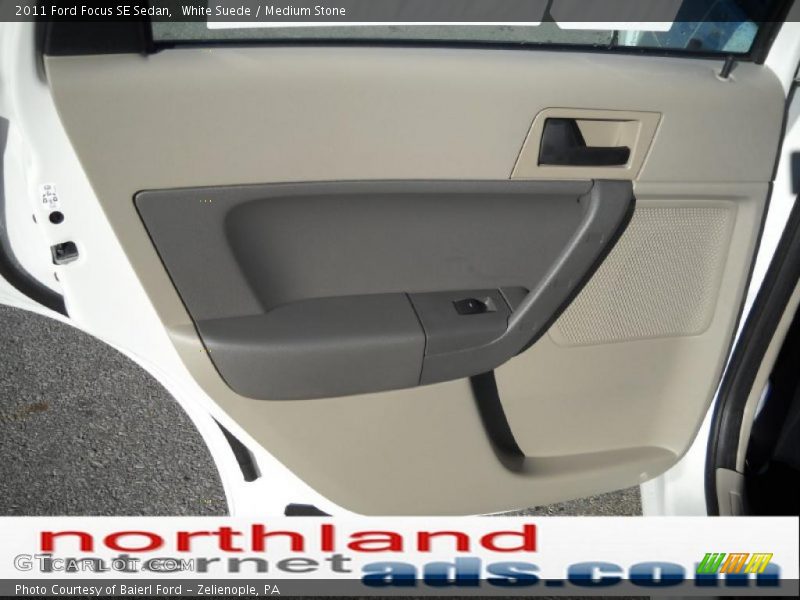 White Suede / Medium Stone 2011 Ford Focus SE Sedan