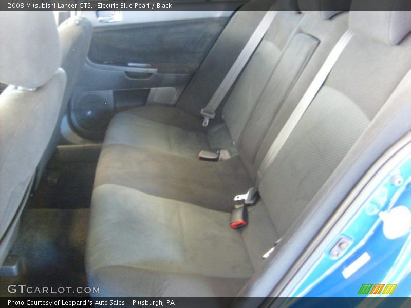 Electric Blue Pearl / Black 2008 Mitsubishi Lancer GTS