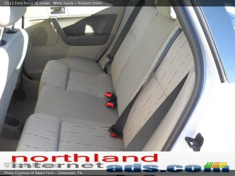 White Suede / Medium Stone 2011 Ford Focus SE Sedan