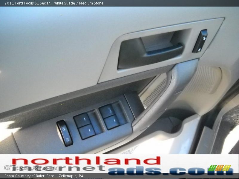 White Suede / Medium Stone 2011 Ford Focus SE Sedan