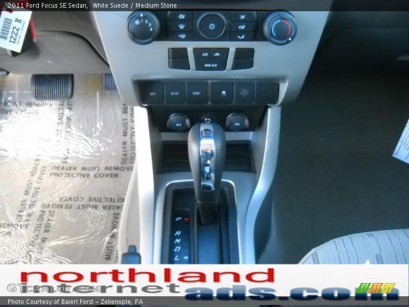 White Suede / Medium Stone 2011 Ford Focus SE Sedan