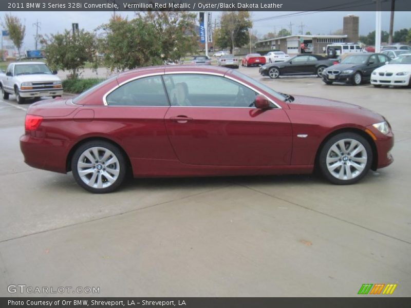 Vermillion Red Metallic / Oyster/Black Dakota Leather 2011 BMW 3 Series 328i Convertible
