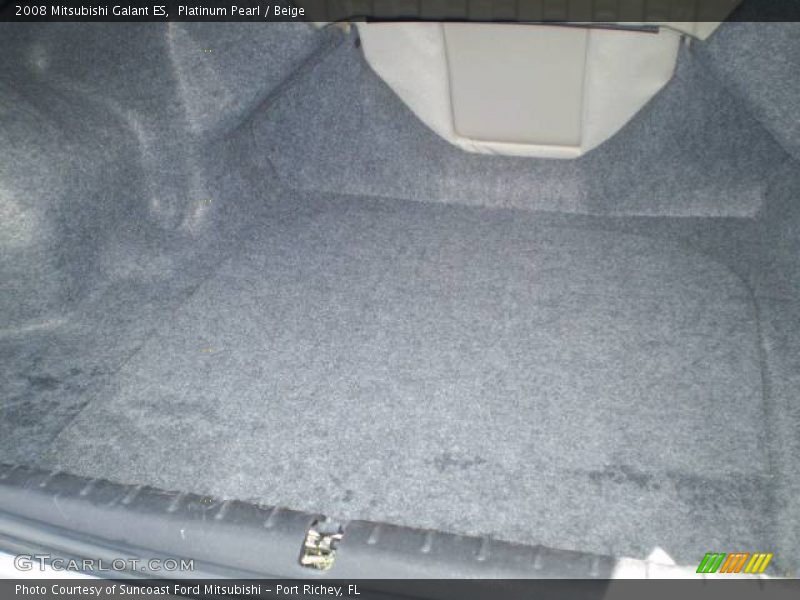 Platinum Pearl / Beige 2008 Mitsubishi Galant ES