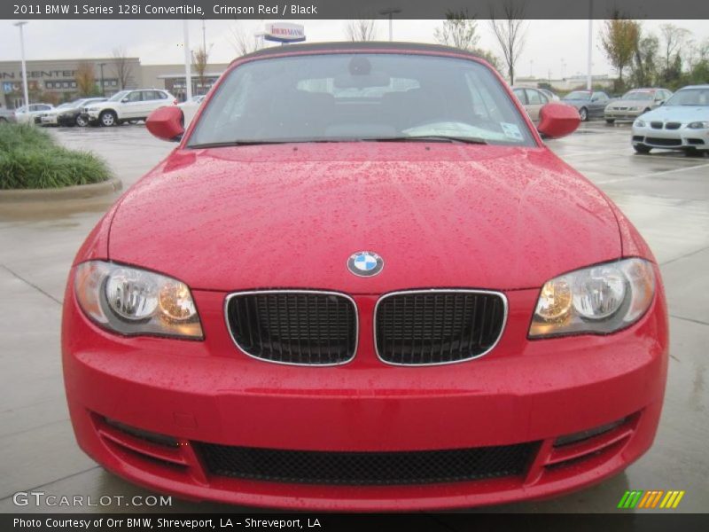 Crimson Red / Black 2011 BMW 1 Series 128i Convertible