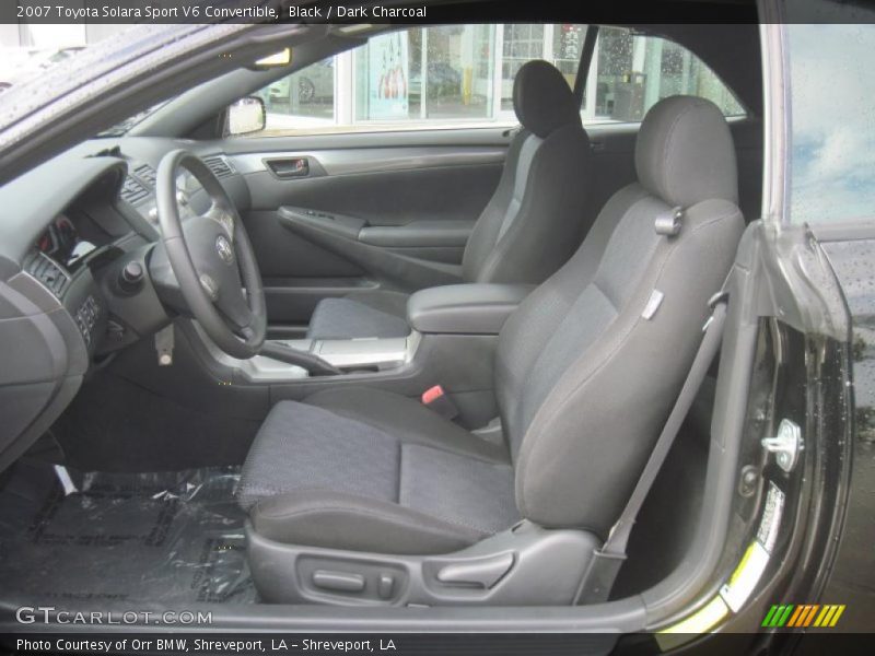  2007 Solara Sport V6 Convertible Dark Charcoal Interior