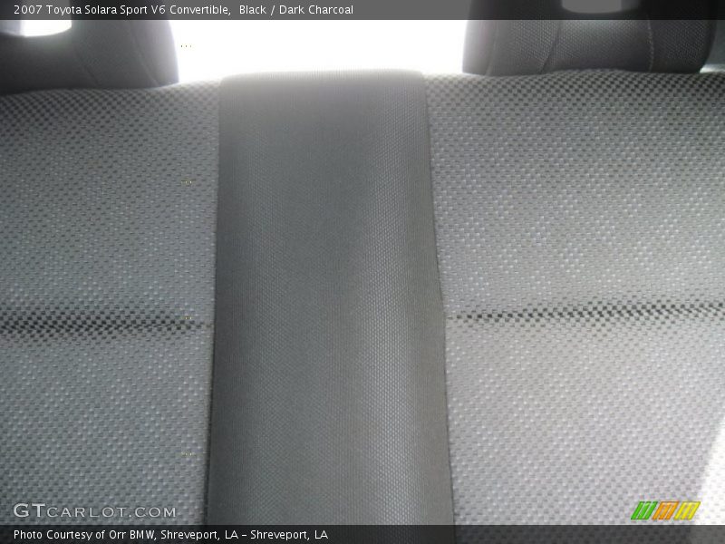 Black / Dark Charcoal 2007 Toyota Solara Sport V6 Convertible