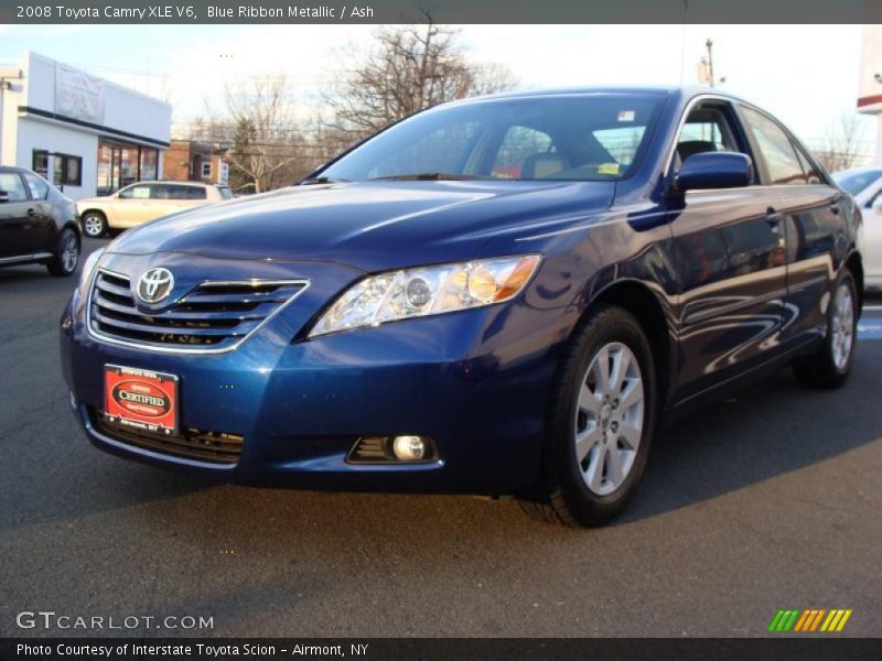Blue Ribbon Metallic / Ash 2008 Toyota Camry XLE V6