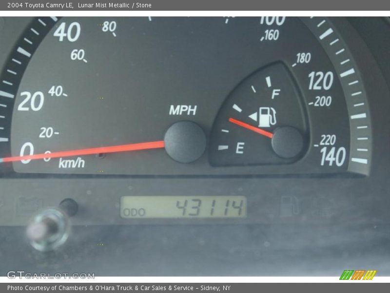 Lunar Mist Metallic / Stone 2004 Toyota Camry LE