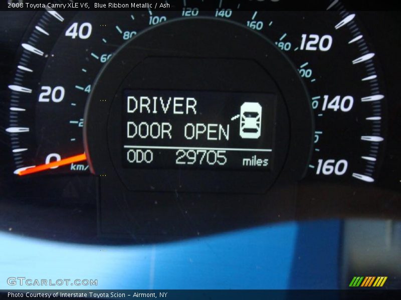 Blue Ribbon Metallic / Ash 2008 Toyota Camry XLE V6