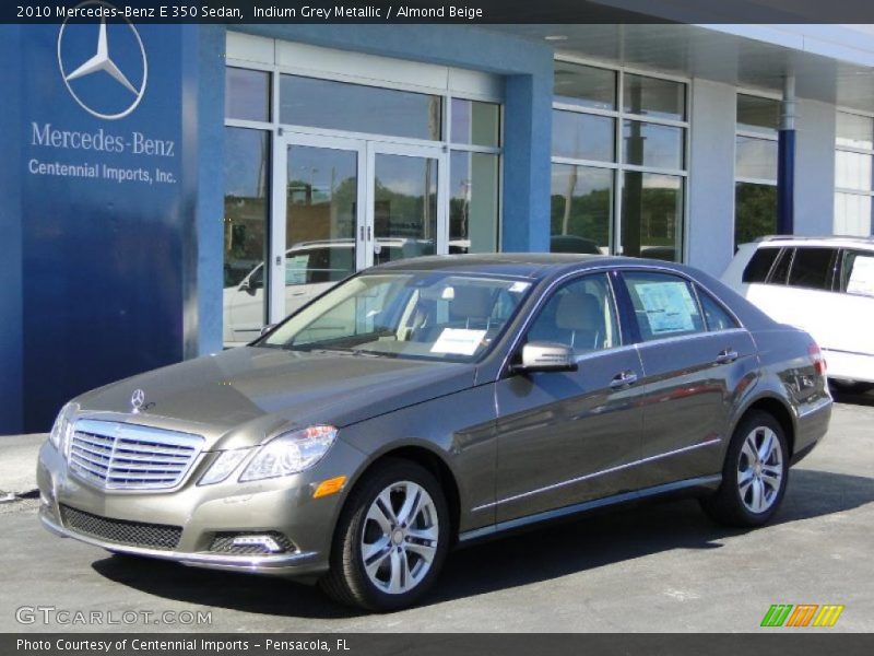 Indium Grey Metallic / Almond Beige 2010 Mercedes-Benz E 350 Sedan