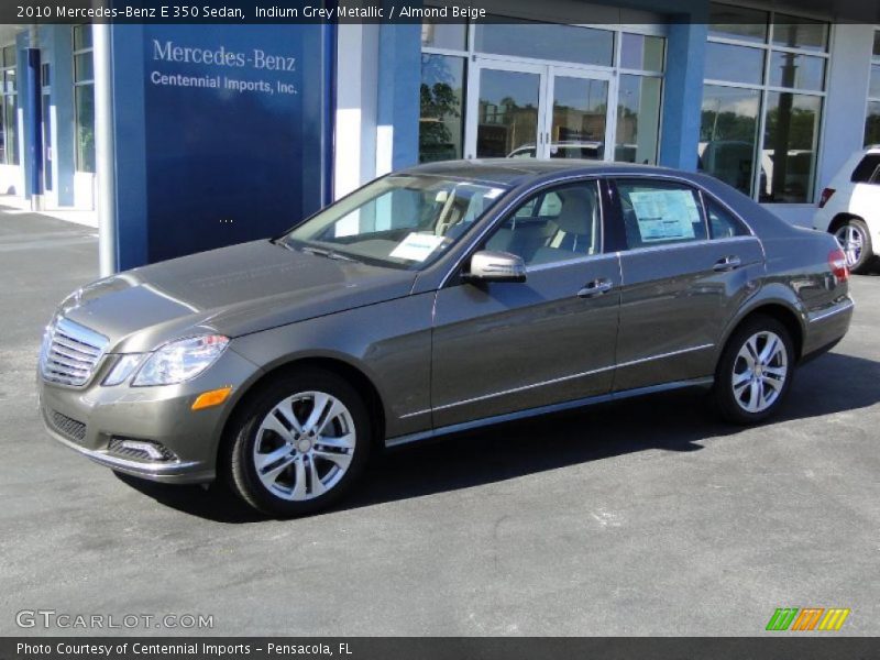 Indium Grey Metallic / Almond Beige 2010 Mercedes-Benz E 350 Sedan